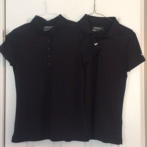 Pair of Women’s Nike golf polos